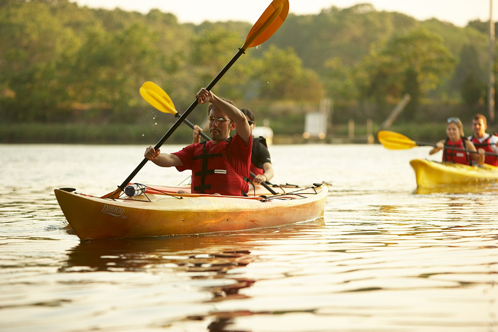The Kayak Center in Wickford is great for beginners and experts alike