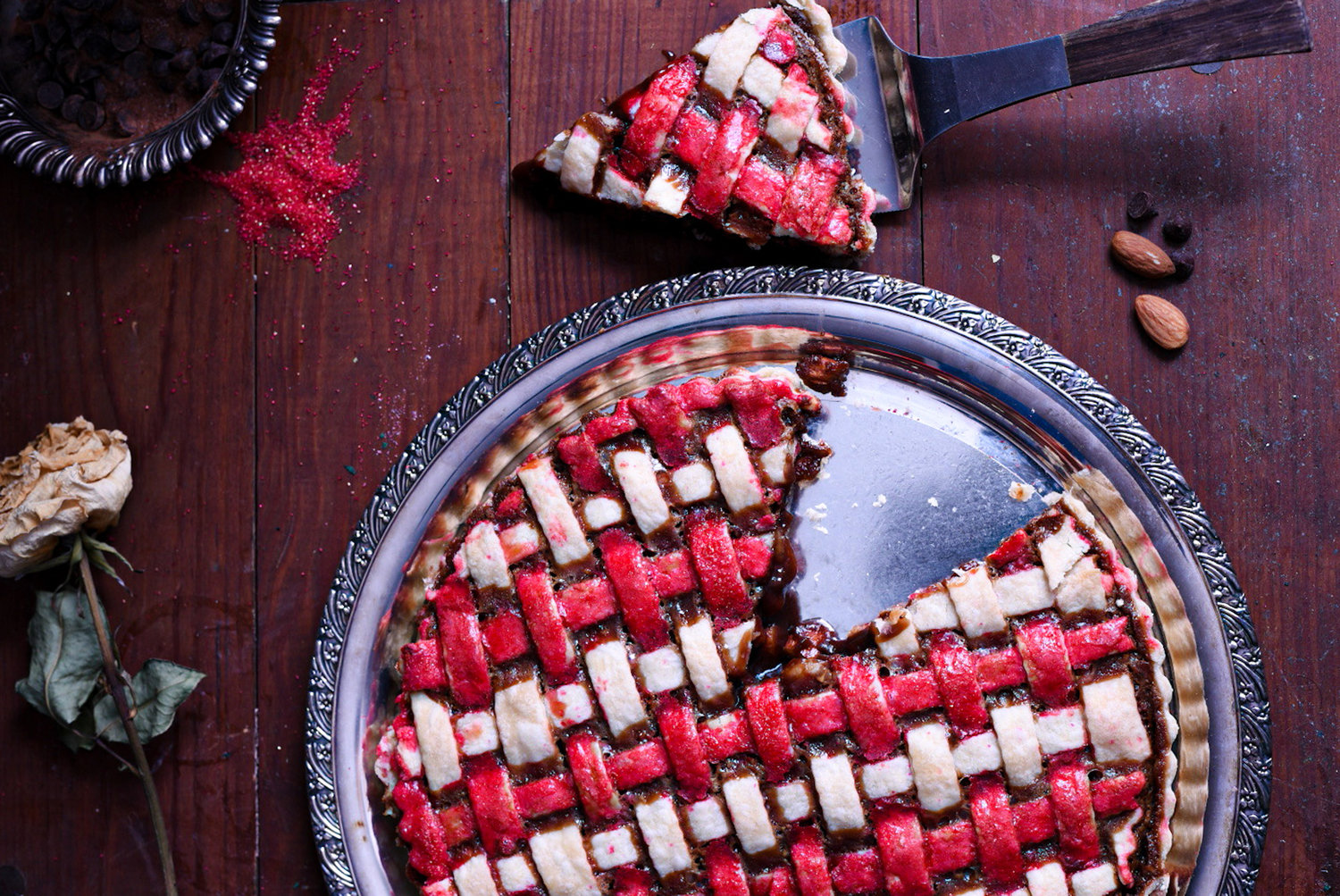 Impress guests with a decadant holiday pie