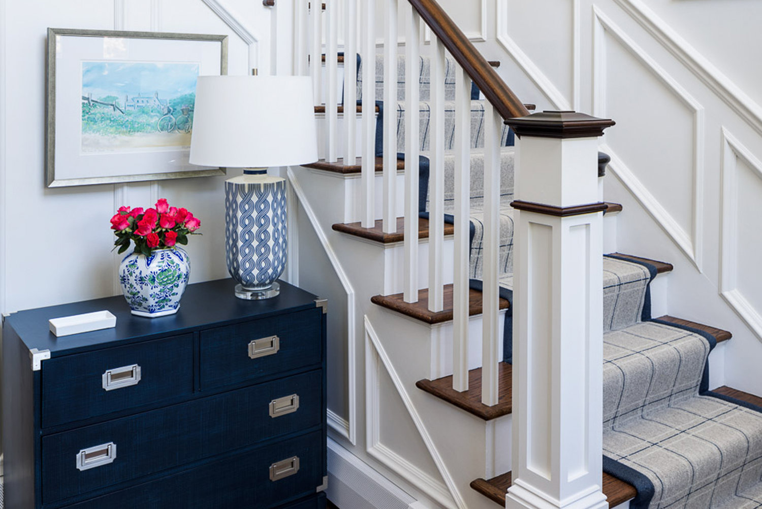 Stair runners add warmth and style