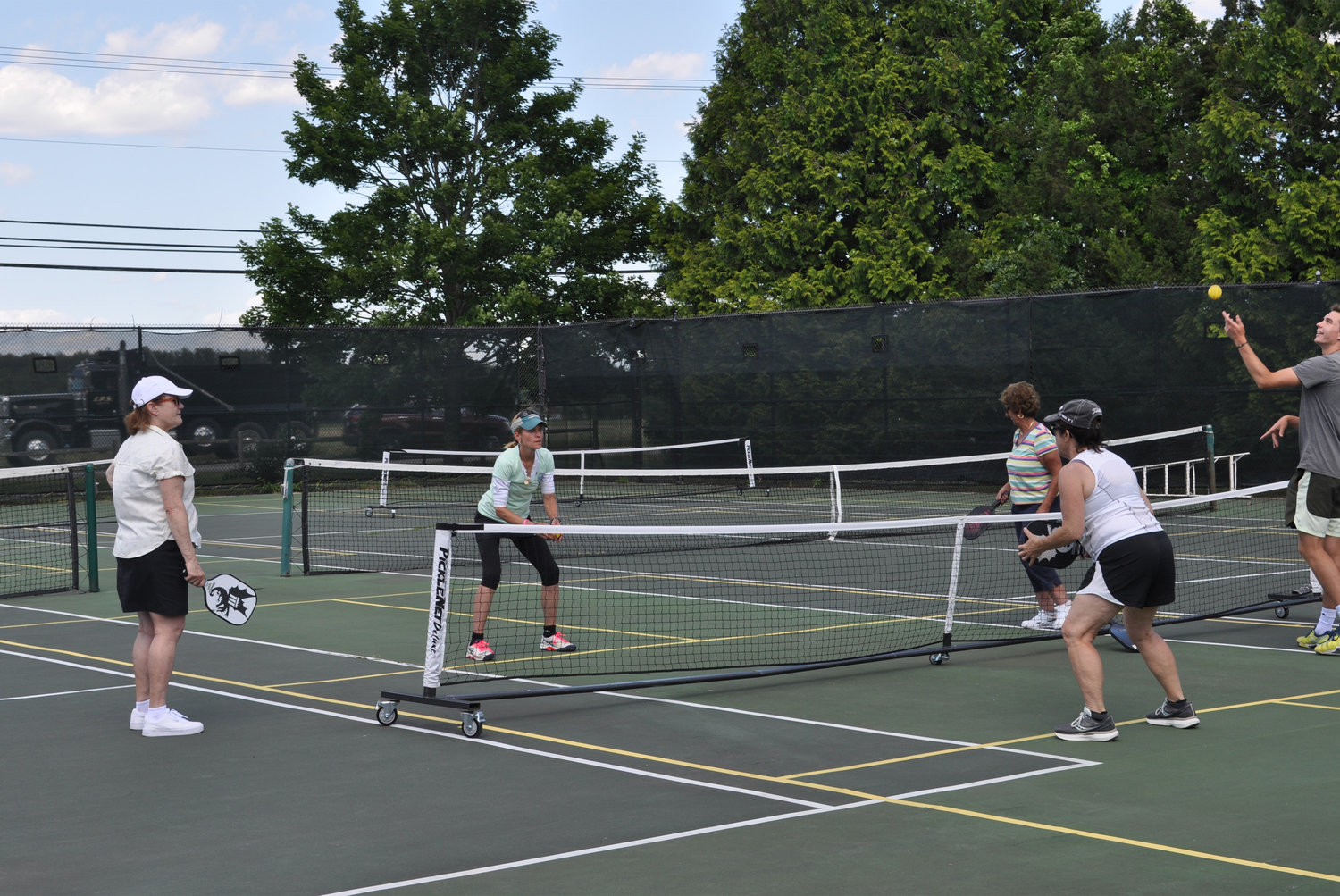 Ocean State Pickleball players volley for points in this all-ages sport