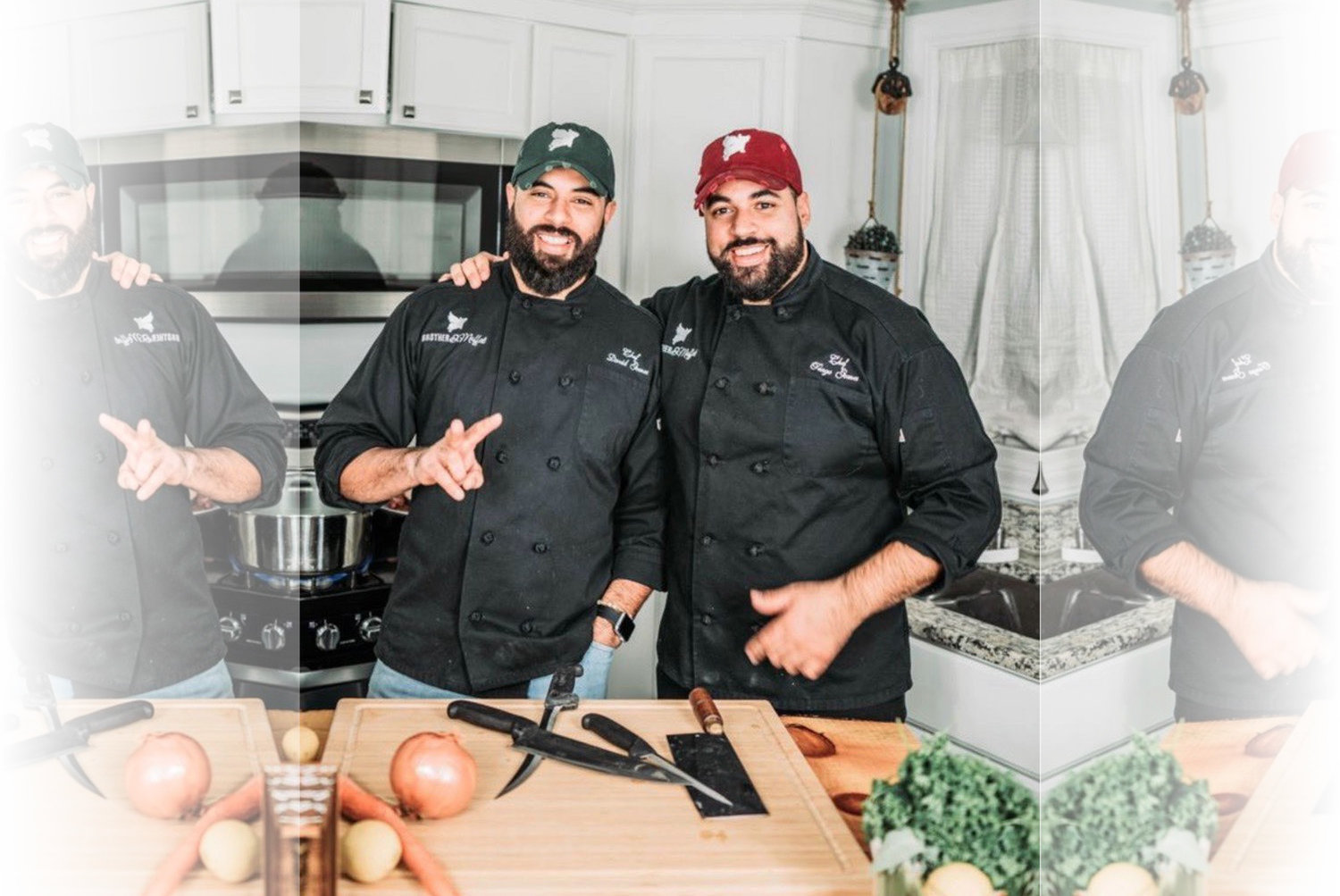 The Gomes brothers specialize in catering outdoor weddings