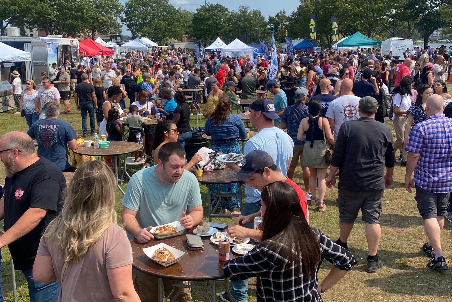 India Point Park transforms for the RI Seafood Festival