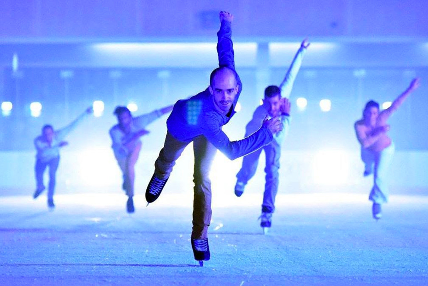 Ice dancing performance at Three Nights of Lights