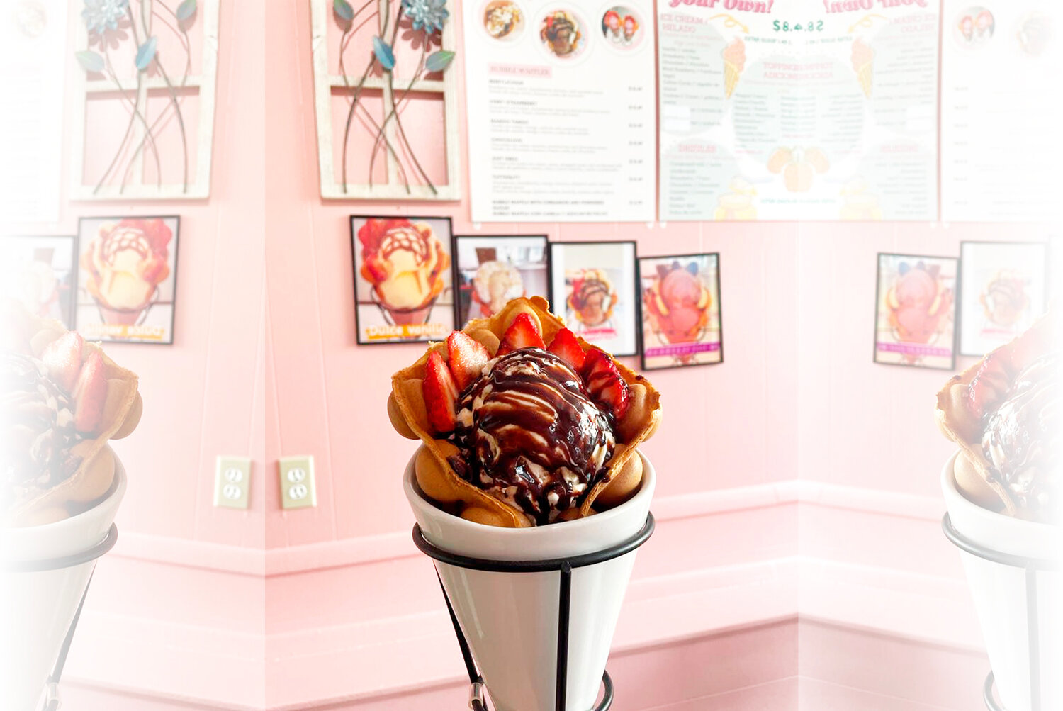 Bubble Waffle Cafe quickly became a destination for sweet scoops in Central Falls