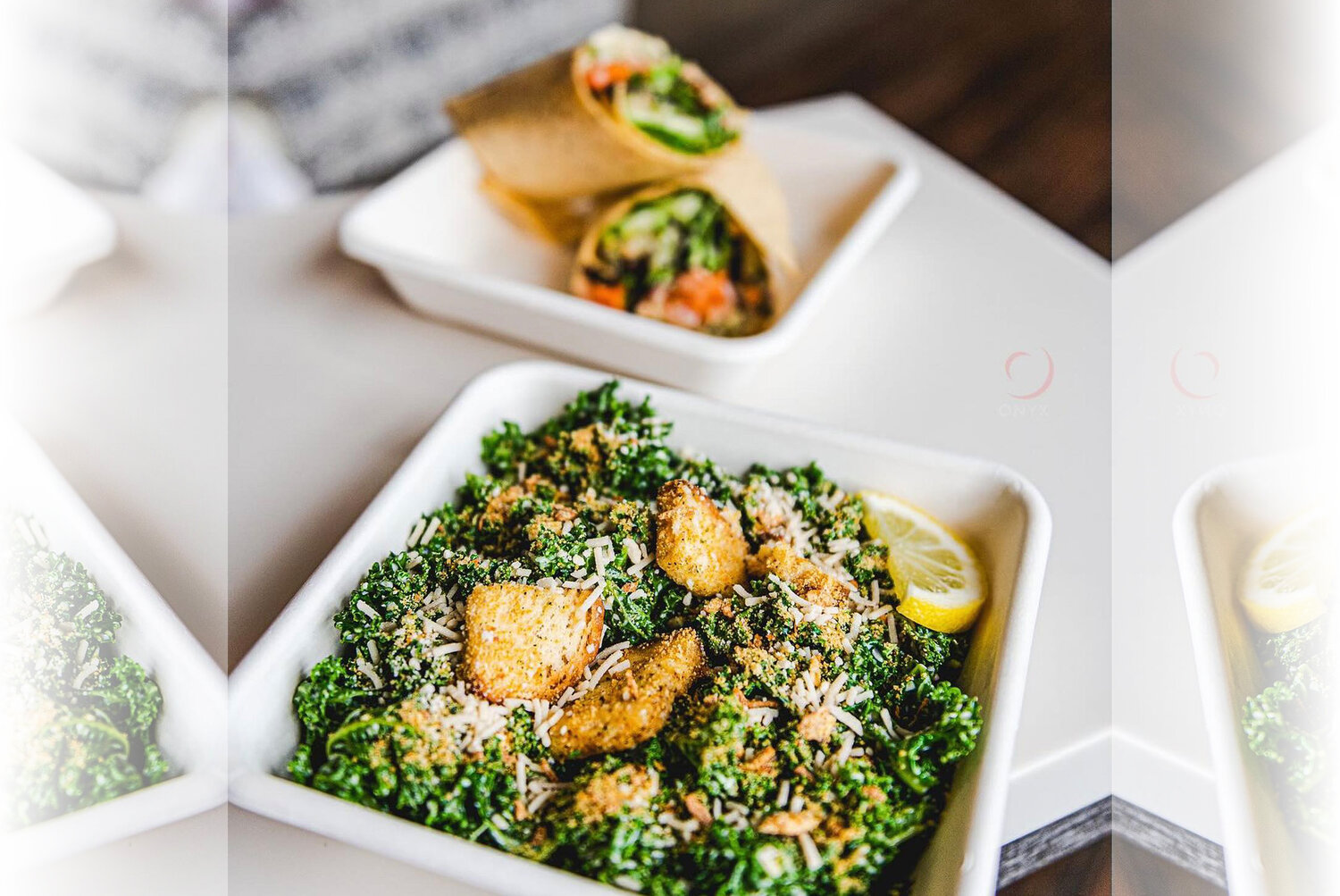 Along with kale salads featuring meatless chicken, Vita Sana is known for veggie wraps, toasts, and more