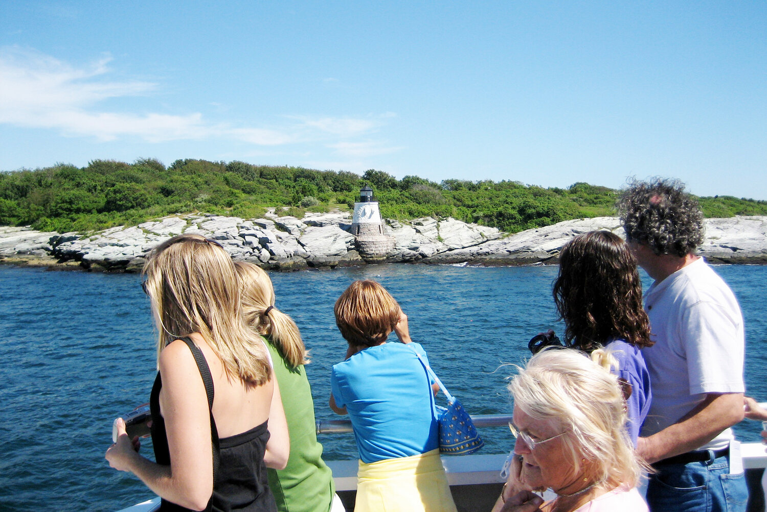 ONE OF 10 LIGHTHOUSES ON THE RI FAST FERRY TOUR
