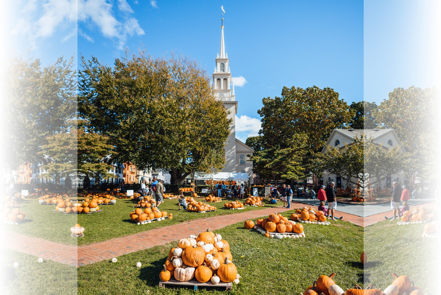 The Trinity Church Pumpkin Patch is a Newport tradition