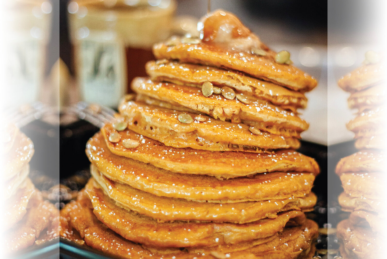 Pumpkin Pancakes from T’s Restaurant