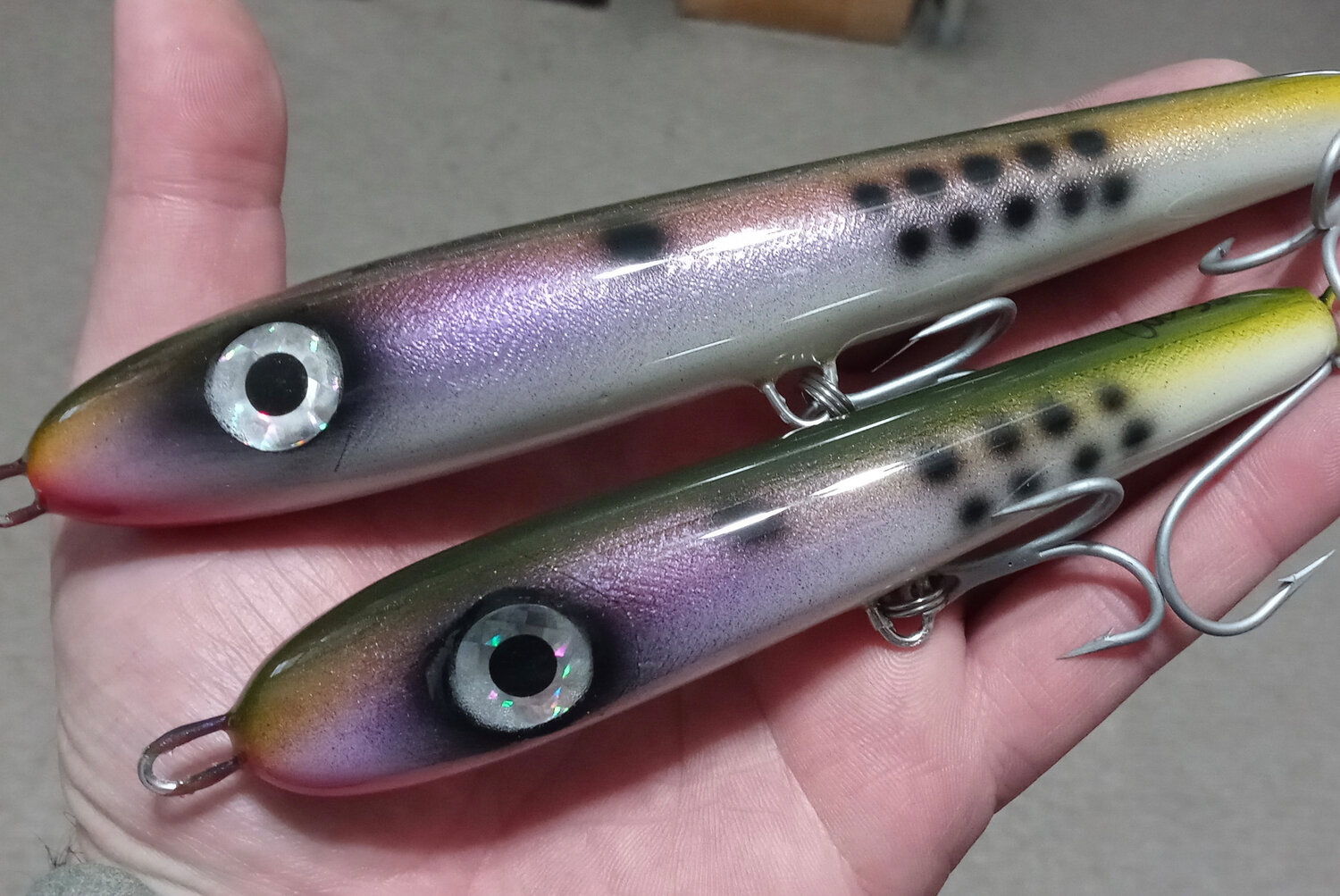 The Bully: A full resin floating type of bait
