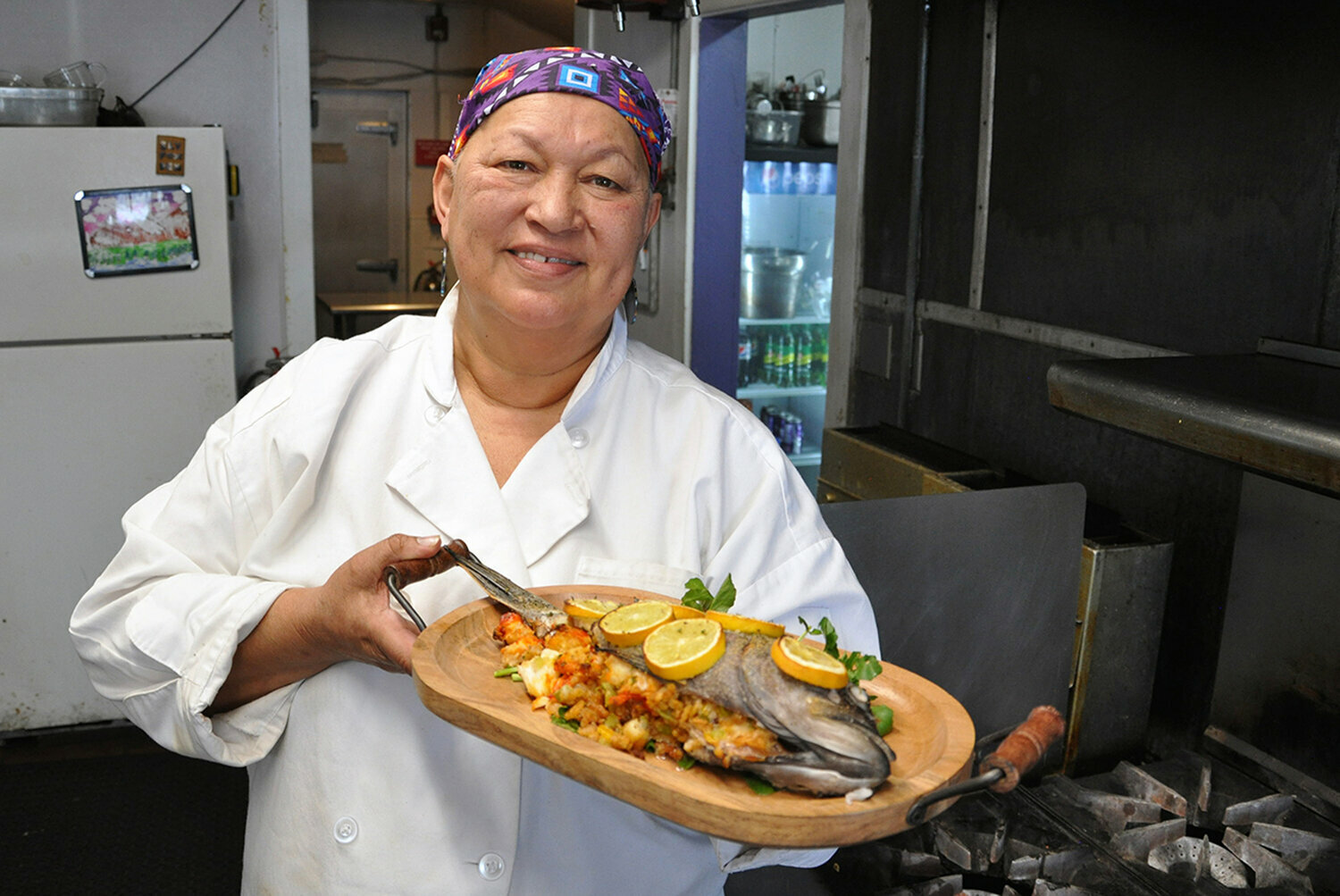 Mashpee Wampanoag chef Sherry Pocknett of Sly Fox Den Too